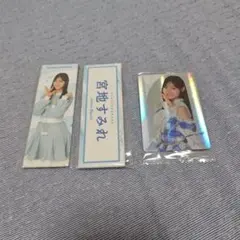 日向坂46 宮地すみれ ロング缶バッジ ウエハースカード ローソン