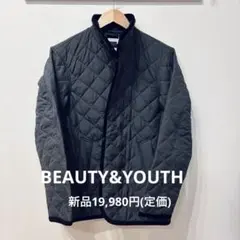 【新品】BEAUTY&YOUTH ダークグレー キルティングジャケット
