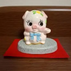 【陶器製】ぶたの置物