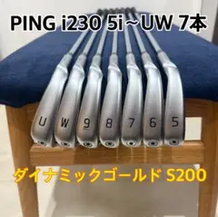 PING i230 5i〜UW 7本 / ダイナミックゴールド DG S200 2025年最新】i230 アイアンダイナミックゴールドの人気アイテム