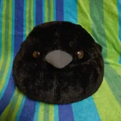 ふくふくカラス&スズメ　かーじろう　ぬいぐるみ