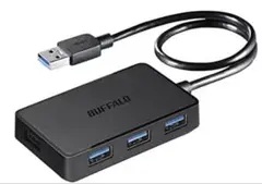 BUFFALO USB3.0 バスパワー 4ポート ハブ マグネット付き