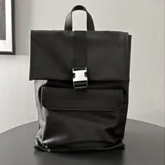 【未使用級 極美品】ZARA ブラック リュック バックパック 大容量 A4 ZARA ザラ テクスチャードバックパック 完売品 - メルカリ