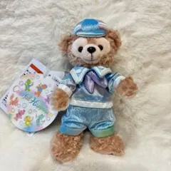 ディズニー　ダッフィー　20周年　ぬいぐるみバッジ　キーチェーン