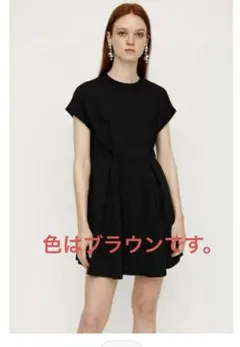 半袖ミニワンピース　FRONT TWO TUCK OP／スライ