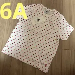 PETIT BATEAU ドット柄 Tシャツ 6ans 116cmのサムネイル