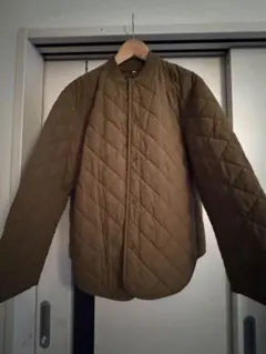 無印良品オリーブ色キルティングジャケット XL