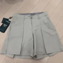 レディース ショートパンツ ベージュ　ゴルフのサムネイル