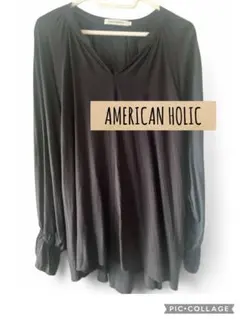 AMERICAN HOLIC 長袖 ブラウス バックボタンのサムネイル