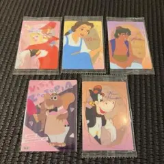 ディズニー カード 5枚セットのサムネイル
