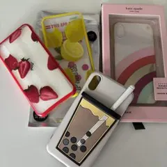 iPhone X XS スマホ ケース　PINK まとめ売り