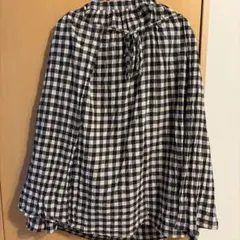 サマンサモスモス　チェックのひざ丈スカート