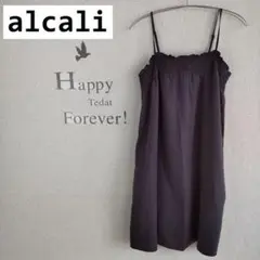 【alcali】キャミソールワンピース Sのサムネイル