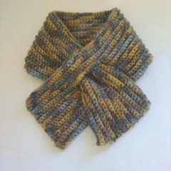 ミニマフラー　ブラウン系