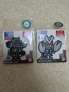 ウルトラマンシリーズ 刺しゅうワッペン 2点セット