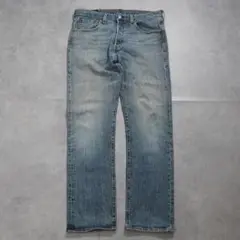 リーバイス501 Levis W31 ブルーデニム 青 ヒゲ 古着 16046