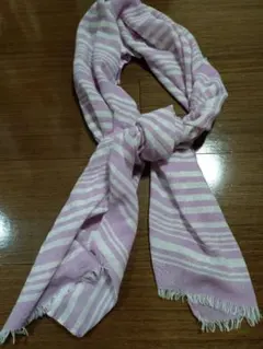 Gionata 薄紫と白のストライプストール