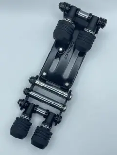 ダブルタクトプレート　ビットホルダー4P ニックス風チェーン・ブラック×レッド ダブルタクトプレート ビットホルダー4P ニックス風チェーン