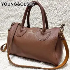 【24時間以内配送】ヤングアンドオルセン　ミニボストン　ショルダー 24時間以内配送】ヤングアンドオルセン ミニボストン ショルダー