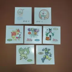 ポケモンパン デコキャラシール　7枚セット