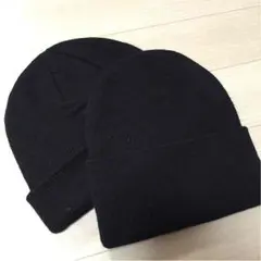ニット帽 ブラック