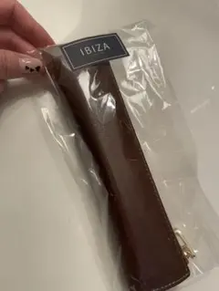 신품 미개봉 IBIZA 브라운 펜 케이스 브러시 케이스 붓 상자
