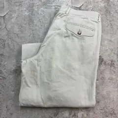 円*】様 Faconnable　チノパンツ　W34 L31　オフホワイト　ツータのサムネイル