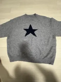 星柄 ニット