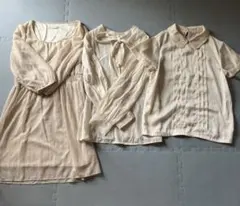 レディース　ブラウス、ワンピース　3点