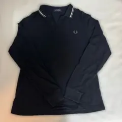 美品】レイビームス × フレッドペリー リブロングスリーブ ポロシャツ
