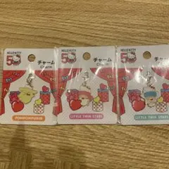ハローキティ50周年記念チャーム3個セット