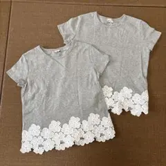 週末まで値下げ！新品、未使用！Bee des Bee グレー Tシャツ 140