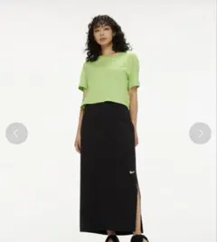 NIKE ロングスカート タイトスカート ブラック Sのサムネイル