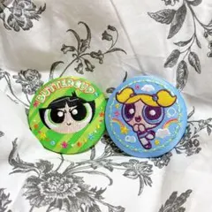 パワーパフガールズ 刺繍缶バッジ