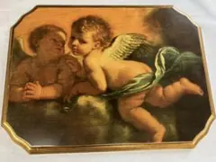 【イタリア製】グエルチーノ　「二人の天使」壁掛けのサムネイル
