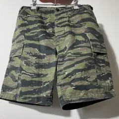 Y*1様 rothco タイガーカモ BDU ハーフパンツ 迷彩 カーゴ ショー