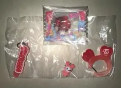 TWICE LOVELYS グミ＆チャームポーチつき アクリルカラビナフロッキー