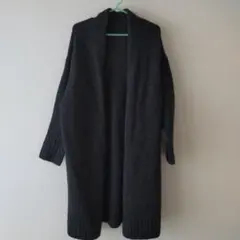 MUJI 無印良品 ヤクキャメル入りロングカーディガン サイズM〜L