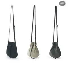 mujilabo ムジラボ 巾着ショルダーバック