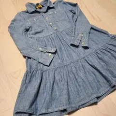 POLO RALPH LAUREN 長袖デニムワンピース 120㎝