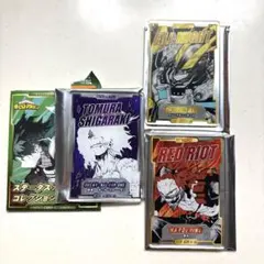 ヒロアカ　ステータスカード　オールマイト・死柄木・切島