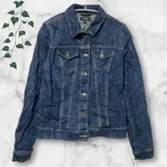 【XS】R JEANS デニムジャケット Gジャン インディゴ 濃紺 タイト春服