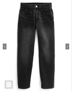 ハイウエストストレートデニムパンツ[cu481]