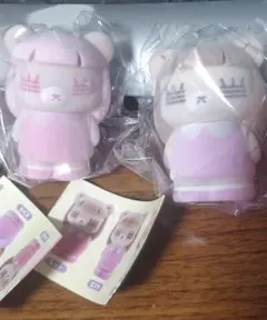 コレサワ れ子ちゃんソフビマスコット2　シークレット ピンク 2種類セットやで