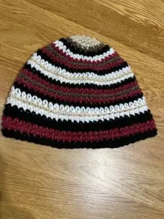 ハンドメイド 編み物 帽子