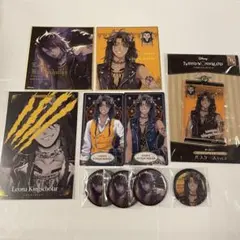 ツイステ レオナ・キングスカラー グッズ まとめ 色紙 缶バッジ ポストカード