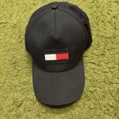 TOMMY HILFIGERフラッグロゴ キャップ ブラックのサムネイル