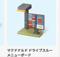 ハッピーセット　ミニチュアマクドナルド　ドライブスルー　メニューボード