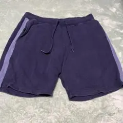 ユニクロ　ハーフパンツ　スウェット　ネイビー