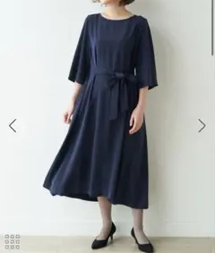 ロペピクニック グロッシーエステルツイルワンピース 40